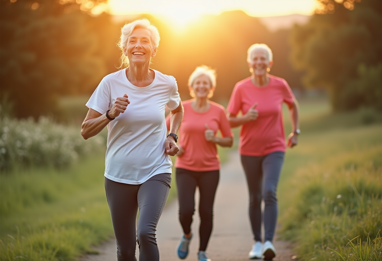 Дружня спільнота активних людей зрілого віку у sholperyn